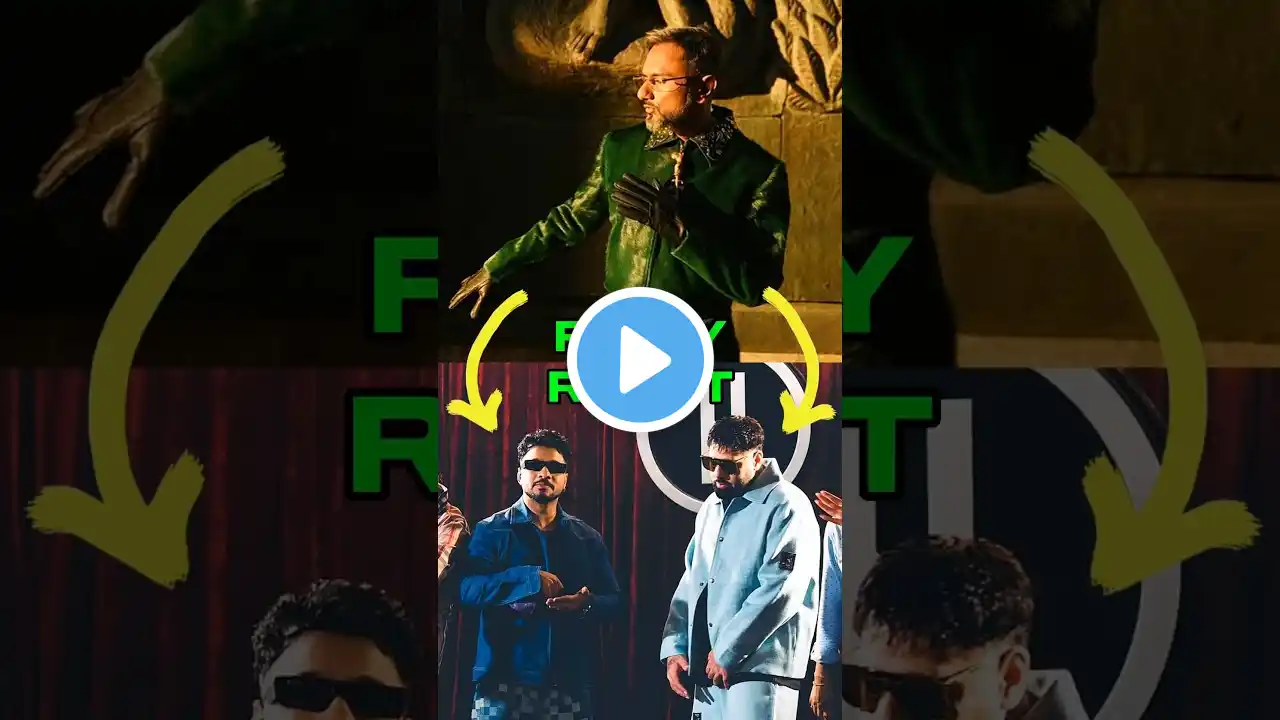 HONEY SINGH ROAST AND TROLLED BADSHAH AND RAFTAAR 📈🔥 || #shorts #badshah #honeysingh #raftaar