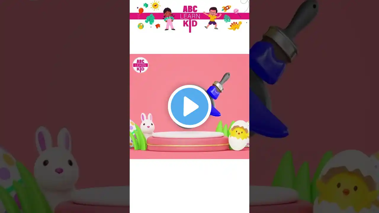 Learn With Colors | Learn Colors Song #NurseryRhymes #KidsSongs #colors #art #abcd #Shorts