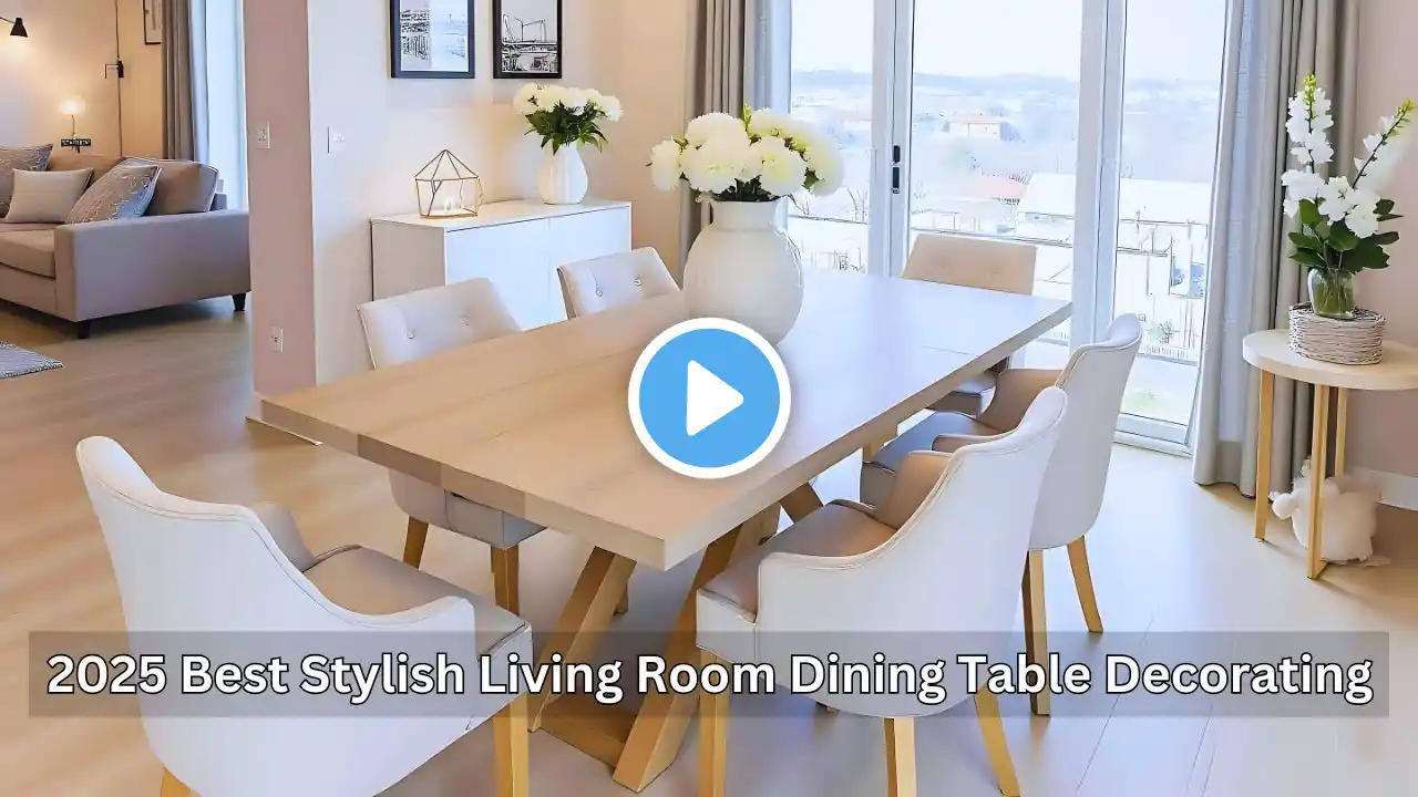 New Modern Dining Room Design Ideas 2025 Best Stylish Living Room Dining Table Decorating Ideas