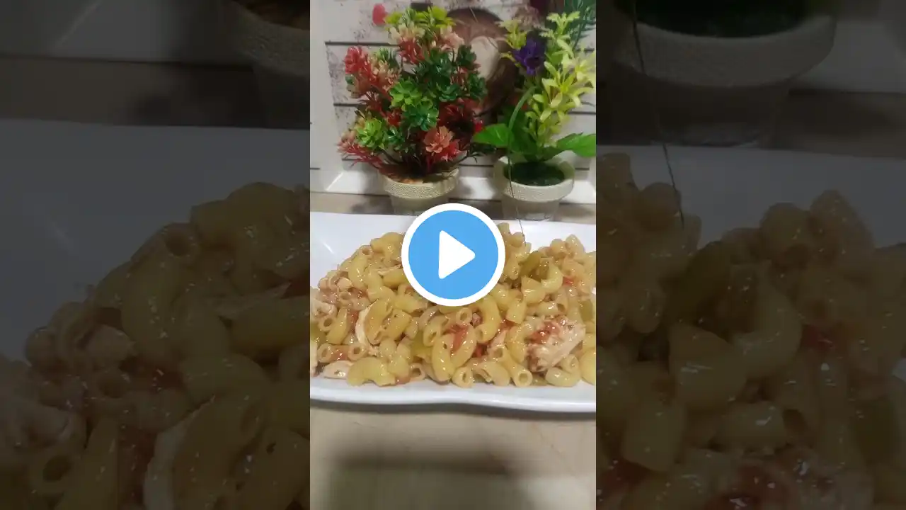 Chicken macroni recipe | Quick and delicious chicken macroni | chicken macroni shorts #shorts