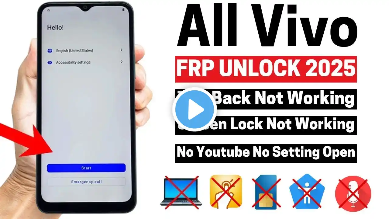 Vivo Frp Bypass 2025 : Setting Not Open - Reset Not Working | | Android 14/15 New Trick  Without Pc