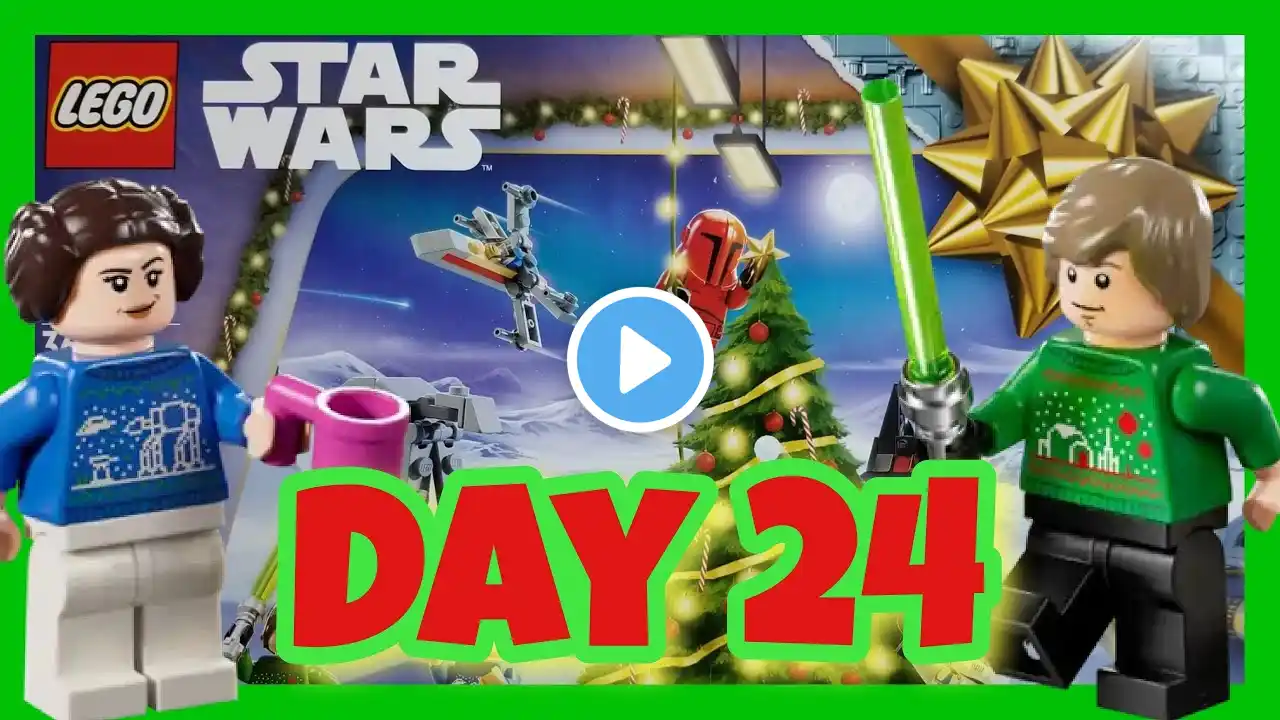 LEGO STAR WARS Advent Calendar Day 24 #stopmotion #Christmas