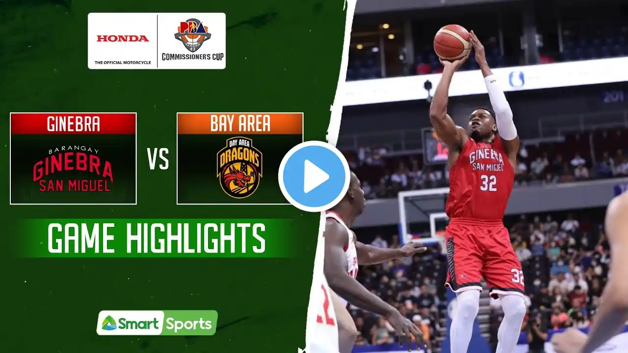 GINEBRA def BAY AREA FINALS GAME 1 | 47th Season Honda PBA Commissioner's Cup 2022