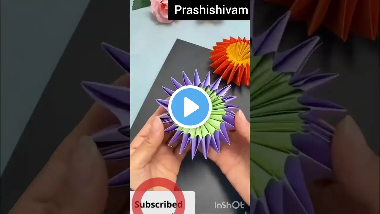 How To Make Paper Challenge Viral Video/पेपर चेजिंग क्राफ्ट #diyideas #shorts #craft@Prashishivam