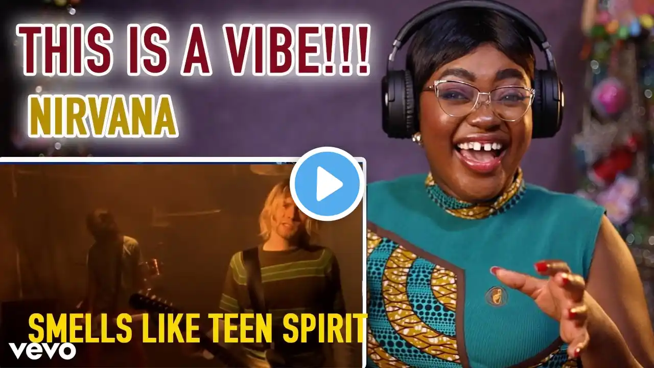 FIRST TIME REACTION TO NIRVANA - SMELLS LIKE TEENS SPIRIT OFFICIAL VIDEO