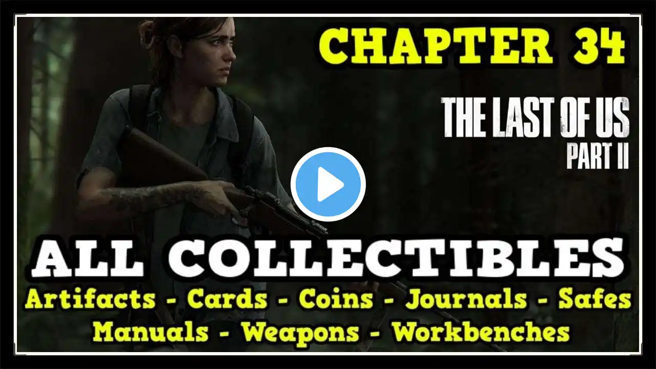 The Last of Us 2 Chapter 34 All Collectibles (TLOU 2 Chapter 34 All Collectibles)