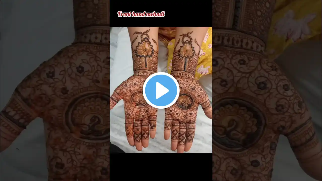 New mehndi designs beautiful 💕 Mehndi Designs| #shortvideo #henna #lovesong #latest #short #mehndi