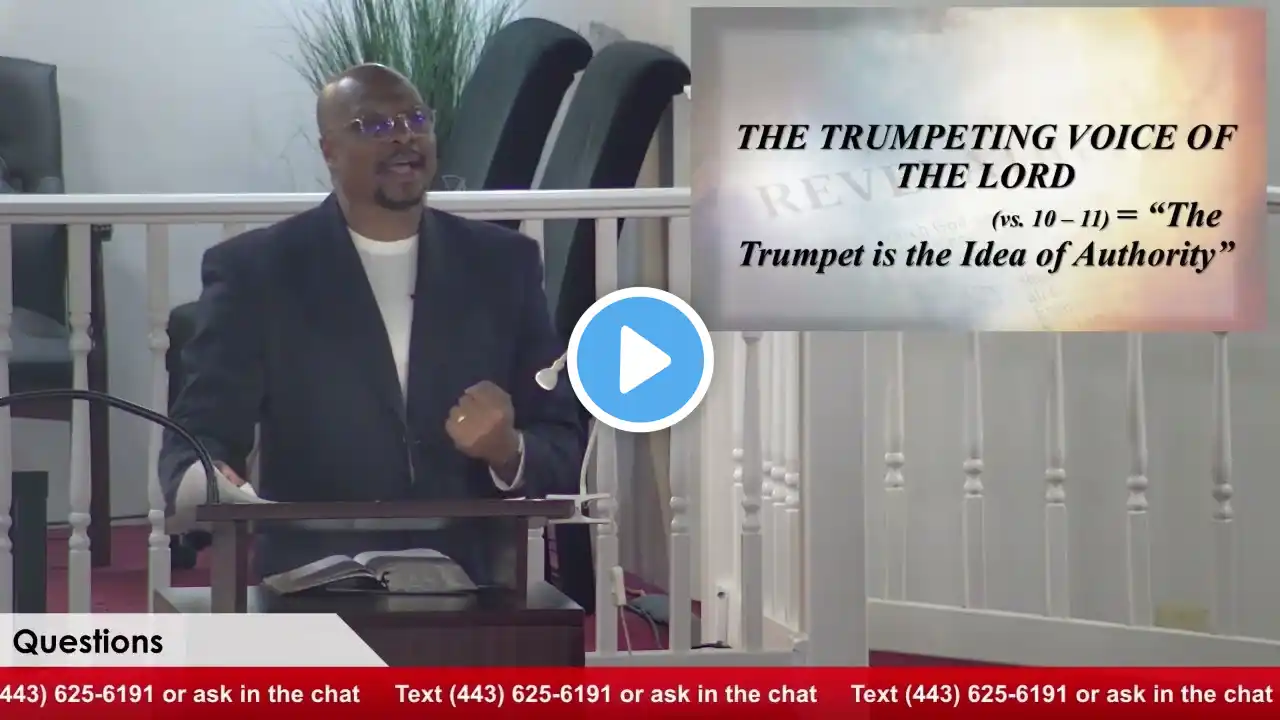 Pastor Kevin L. Webster - Bible Study - The Book of Revelation - Week 4
