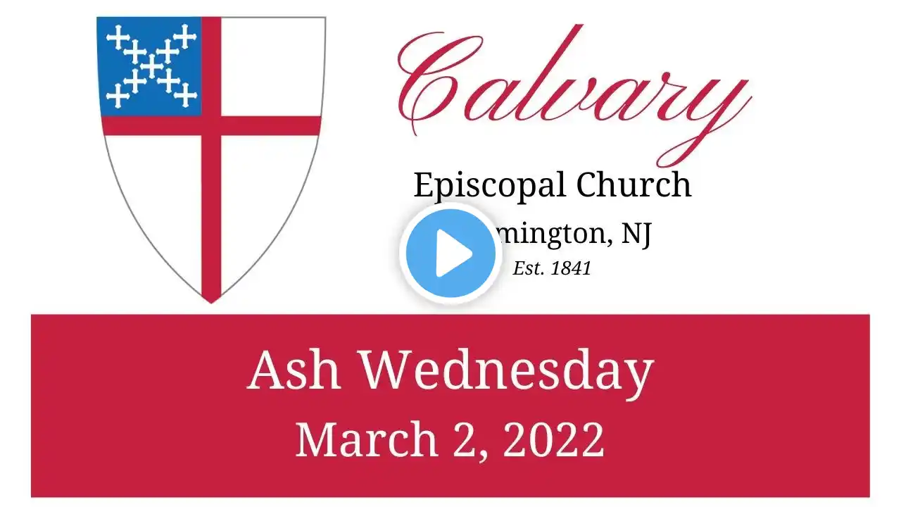 2022 Ash Wednesday March 2, 2022