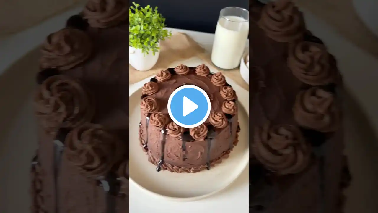 🍫Best Chocolate FUGDE Cake Recipe  🍰🍯 #shorts #chocolatecake #chocolate #trending #fyp #viral