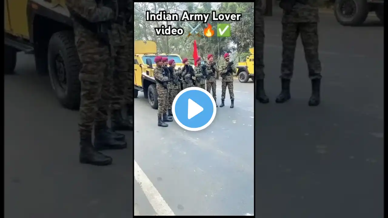 Indian Army Lover Video ๐ฅโ
|| #army #armylover #indianarmy #trending #shorts #parasf #commando #cobra