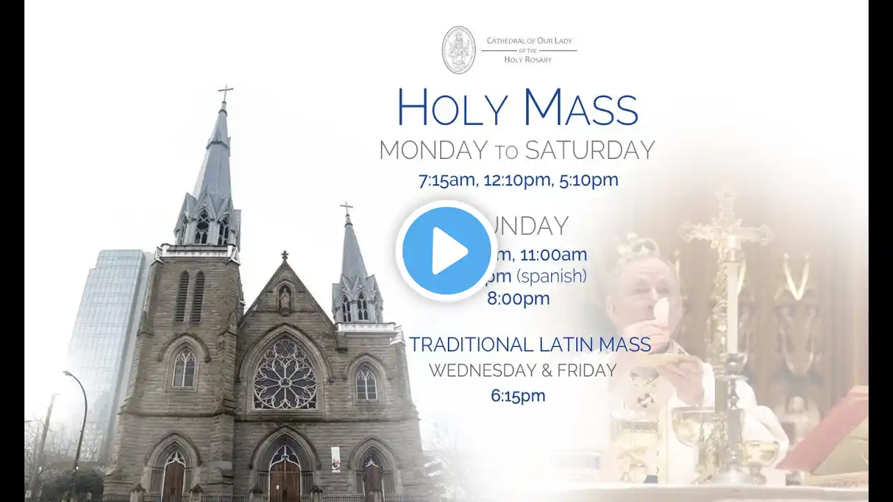 Vancouver Cathedral Live -  Thursday, October 22th at 12:10 PM