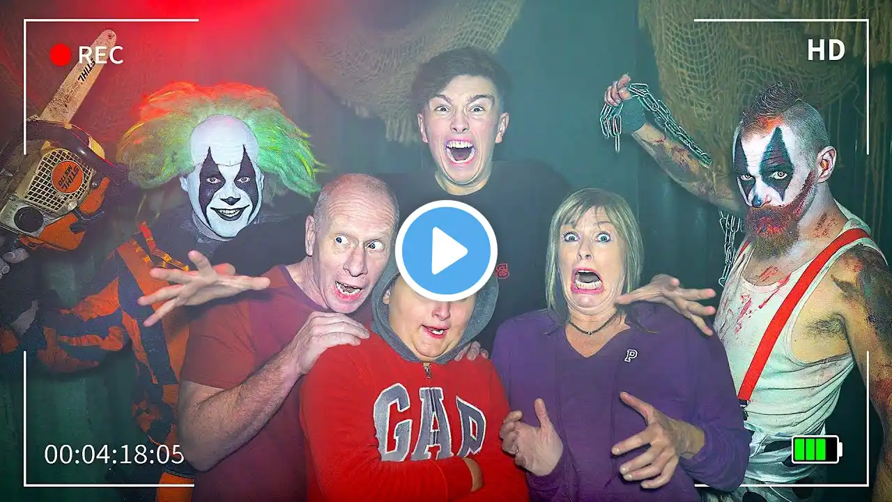 First To ESCAPE Haunted House Wins $10,000 - Challenge