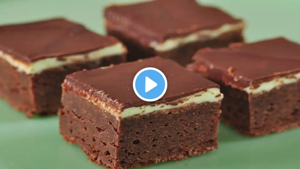 Chocolate Mint Brownies Recipe Demonstration - Joyofbaking.com