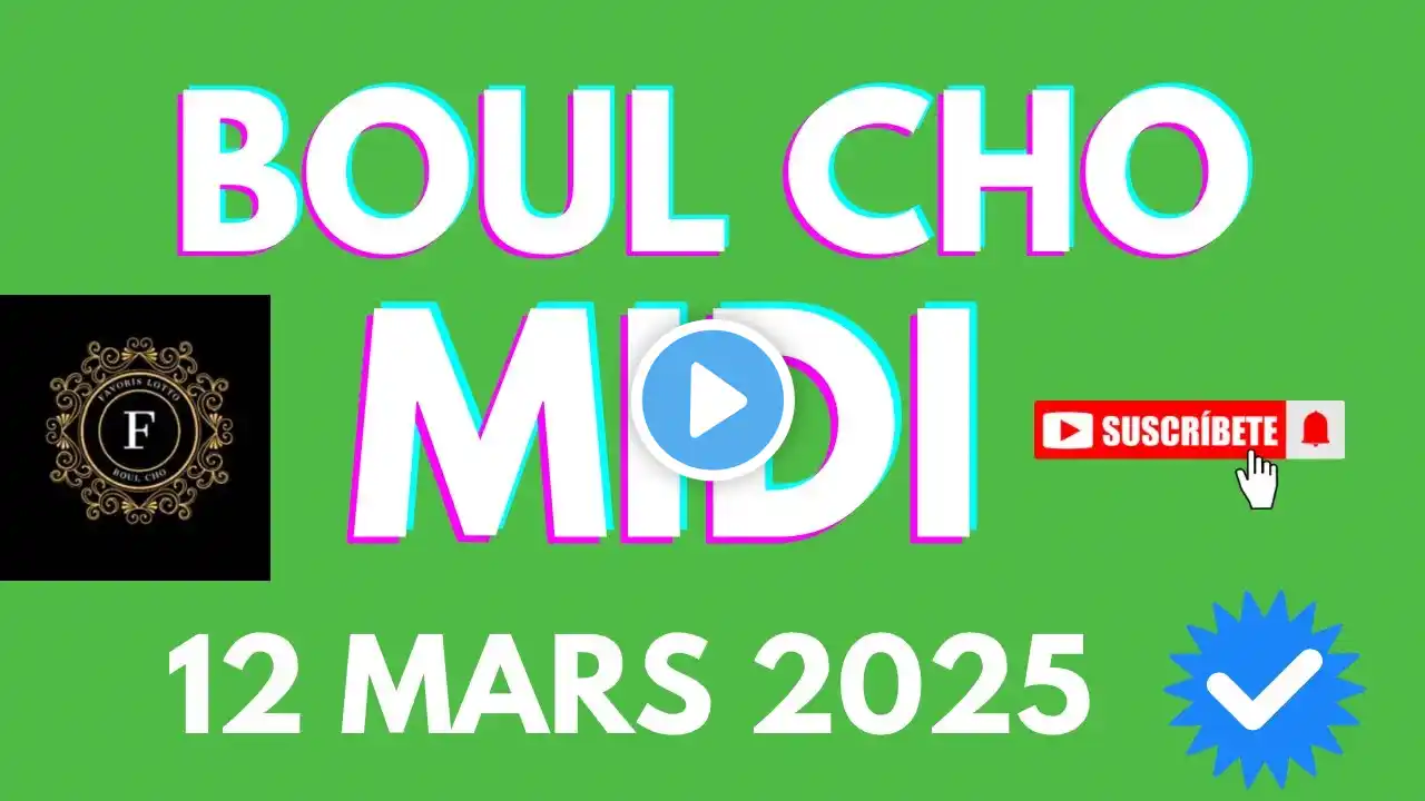 BON BOUL CHO🔥12 MARS 2025 TIRAJ MIDI🔥libra February 2025 horoscope #weeklyhoroscope #numerologypredi