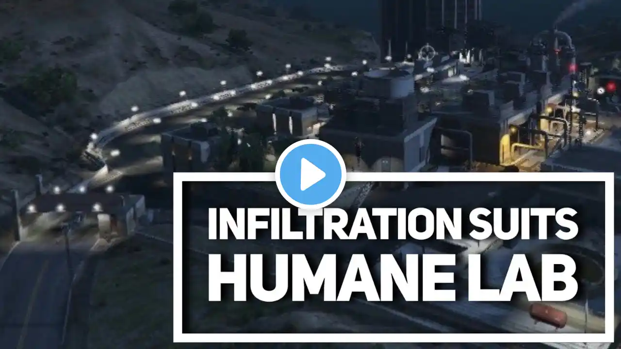 The easiest way to collect Infiltration suits Humane Lab Casino Heist preparation