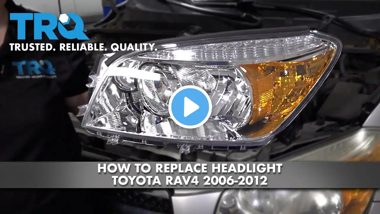 How To Replace Headlights 2006-2012 Toyota Rav4