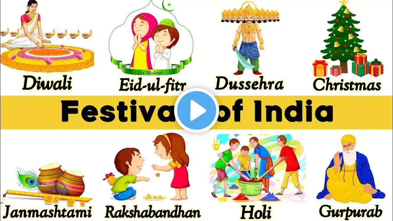 Festivals of India | Festivals name | Indian festivals | Different types of festivals | #festival