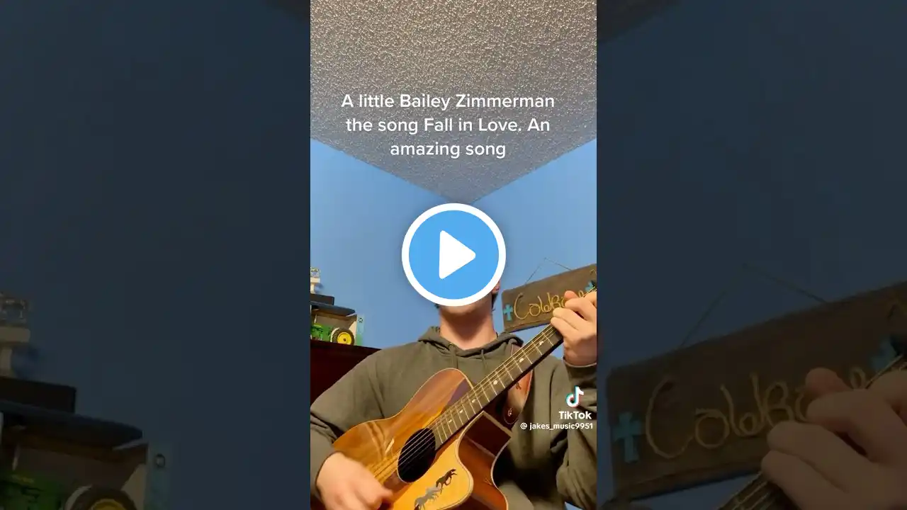 Jacob Borgstrom - Fall In Love (Bailey Zimmerman TikTok cover)