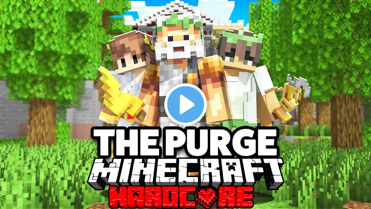 100 Players Simulate a Mythical Purge in Minecraft...