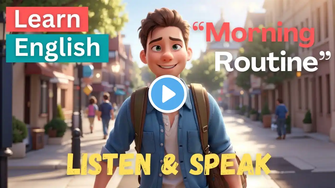 Learn English Through Stories | Morning Routine | English Listening and Speaking Practice