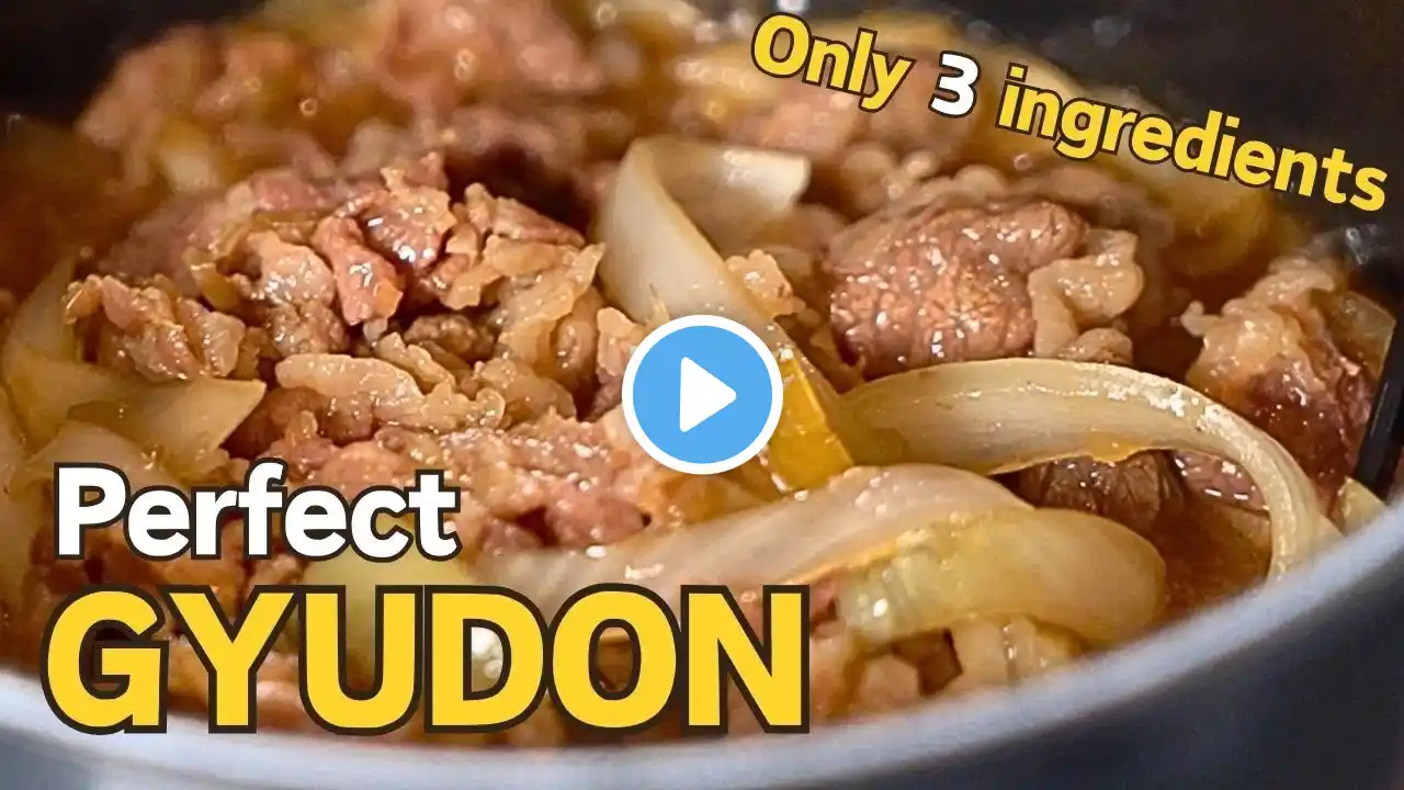 How to Make Perfect Gyudon (Japanese Beef Bowl) : Easy at Home and Authentically Delicious !!