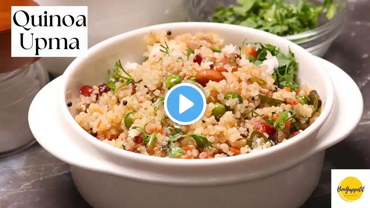 Quinoa Upma | Quinoa Breakfast Recipe l Quinoa Upma | High protein Breakfast | Weight Loss recipe