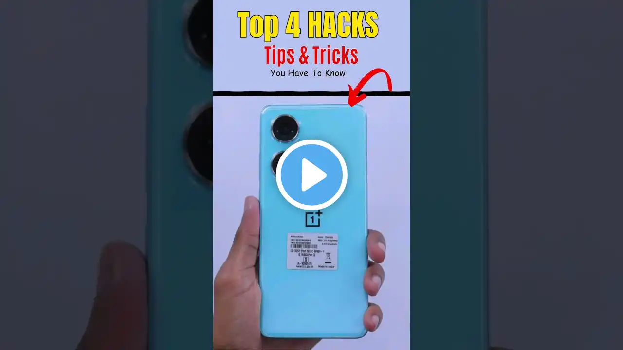 Top 4 Secret Tricks of OnePlus Nord CE 3 5G📱🔥