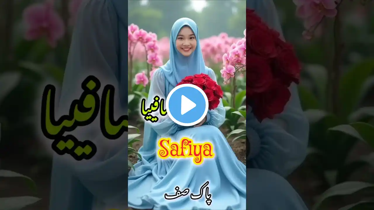 Safiya and 10 More Girls Name With Meaning In Urdu | Latest and new name 2025 #shorts #ytshorts