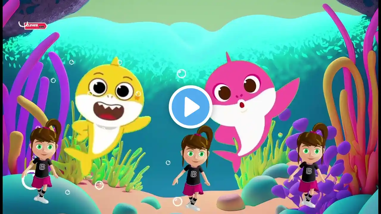 Tiny Ocean Tunes: Adventures with Baby Shark Junior || Baby Shark's Rhymes Bubble and Beats #kids