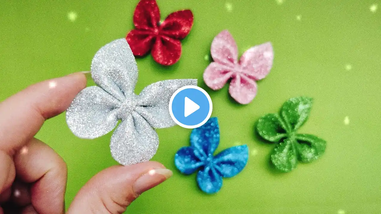 How to make magic butterflies with a foam circle/DIY butterfly with foam sheet