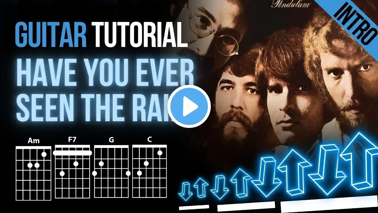 Have You Ever Seen the Rain - Creedence Clearwater Revival | Guitar Tutorial INTRO  Easy