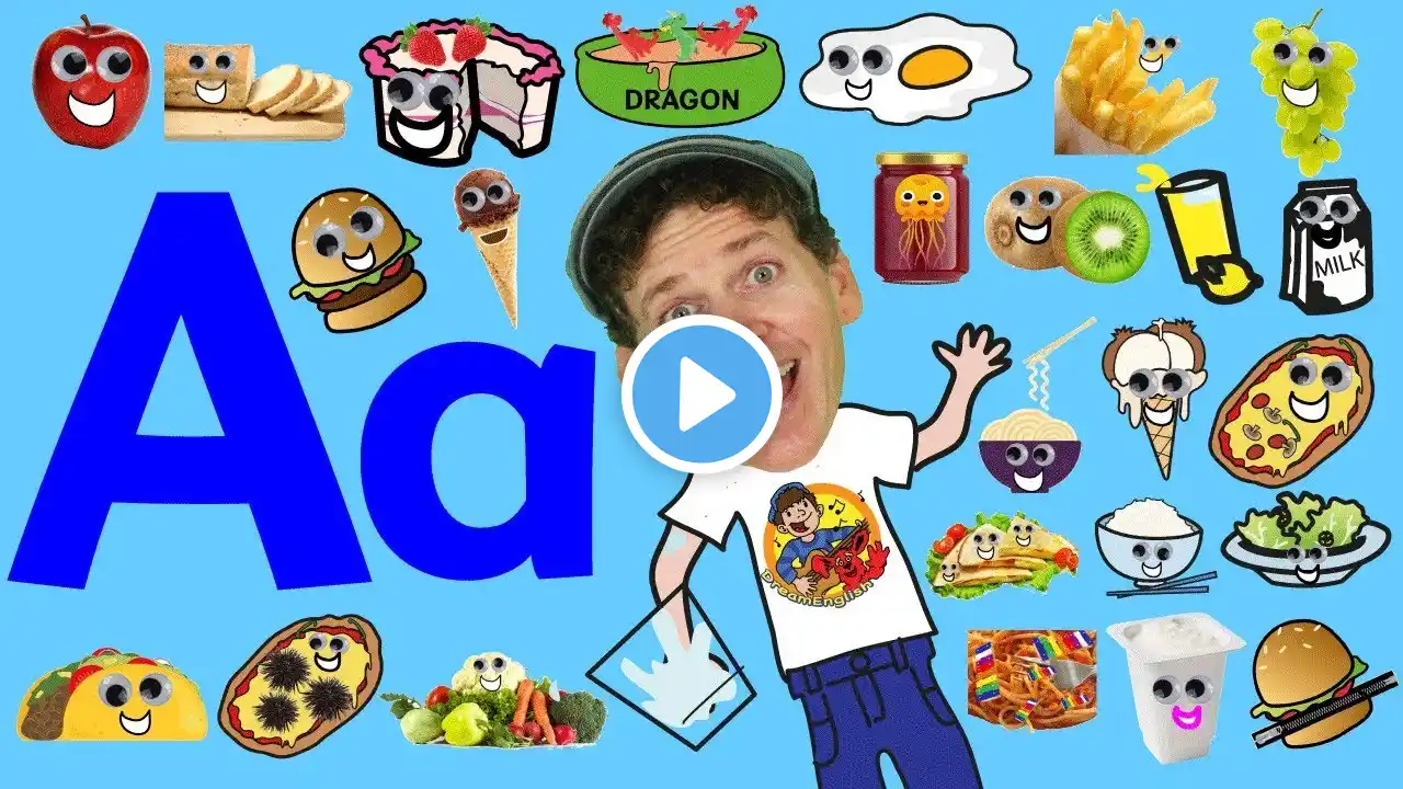 Food Alphabet Phonics Song for Kids | Do You Like Apples? Song  | Learning Food and ABCs