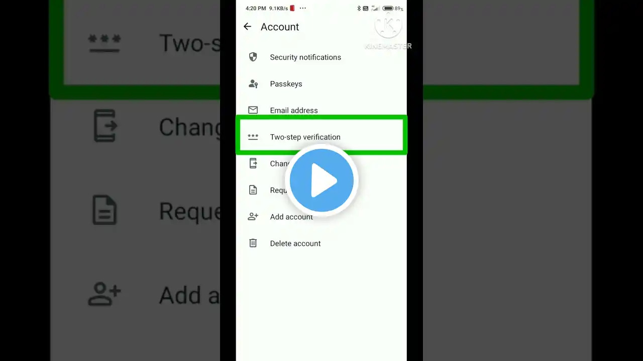 How to enable two step verification in WhatsApp|two step verification | #shorts #twostepverification