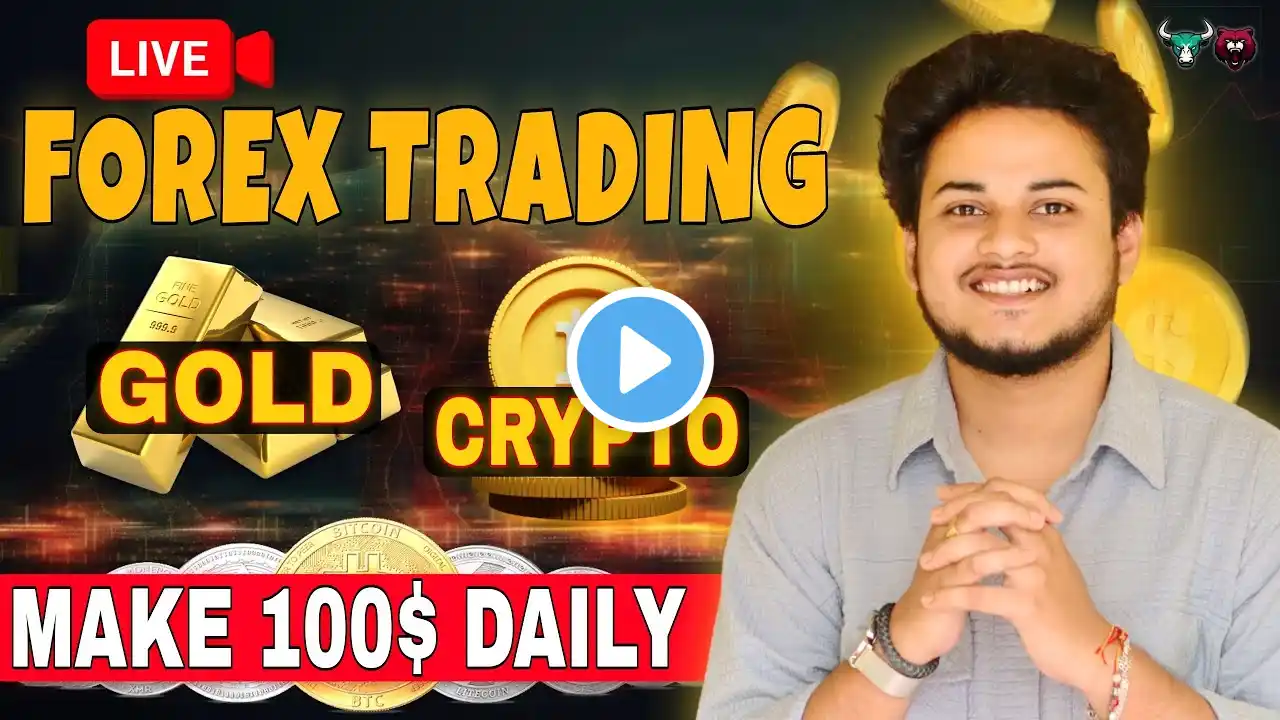 🔴 Live Gold & Crypto Market Analysis | 02 Dec #bitcoin #goldtrading #crypto #forex #livetrading