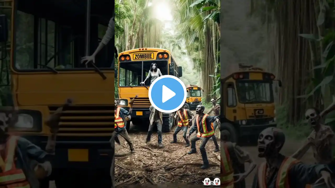 In jungle Abandoned  Bus || Abandoned bus shorts #shorts #horrorsounds #ghost #zombie