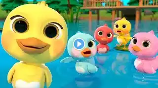 5 Little Ducks(Learn Colors Song) | ChaCha TV Nursery Rhymes & baby Songs