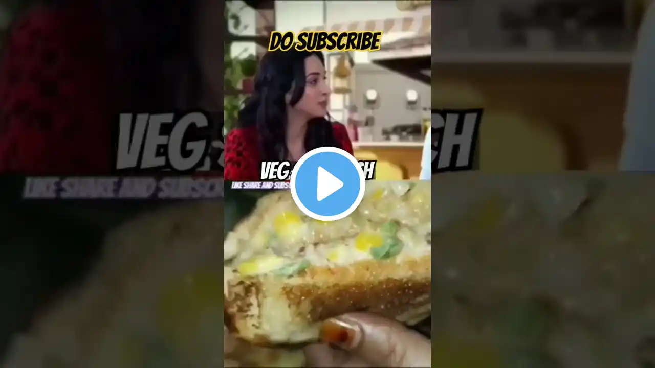 Kiara Advani Favourite Sandwich 🥪😋 Veg sandwich Recipe #shorts #trending #viralshort #celebrity