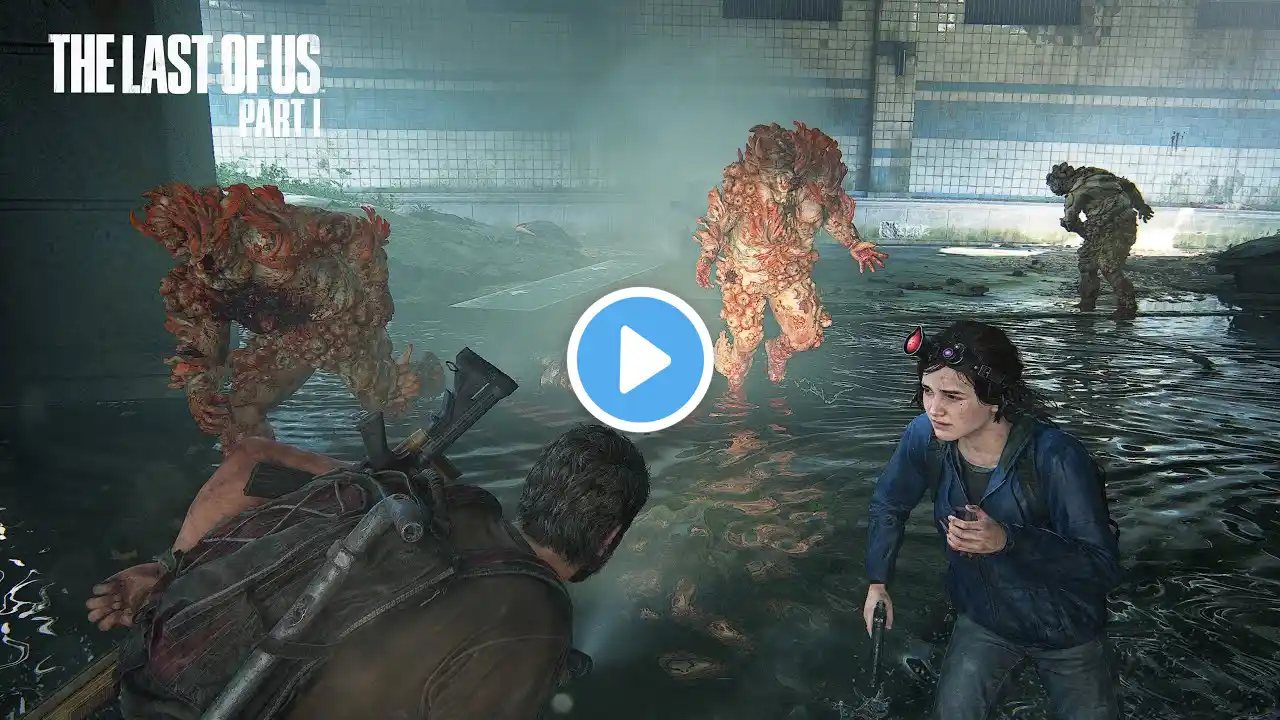 3 Bloaters Mega Boss Fight (Grounded/No Damage) | The Last of Us Part 1 PS5 60 FPS