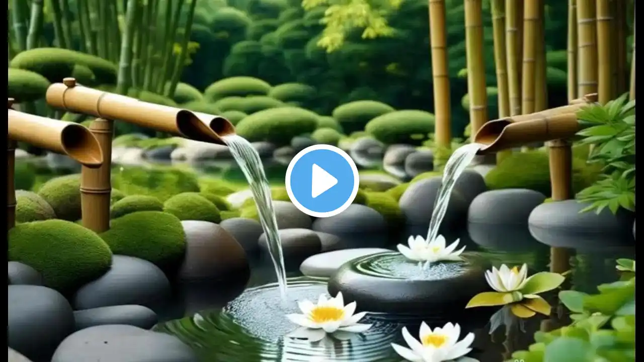 Bamboo Water Fountain & Relaxing Healing 24/7 自然の音とともに音楽をリラックス バンブーウォーターファウンテン 【癒し音楽BGM】