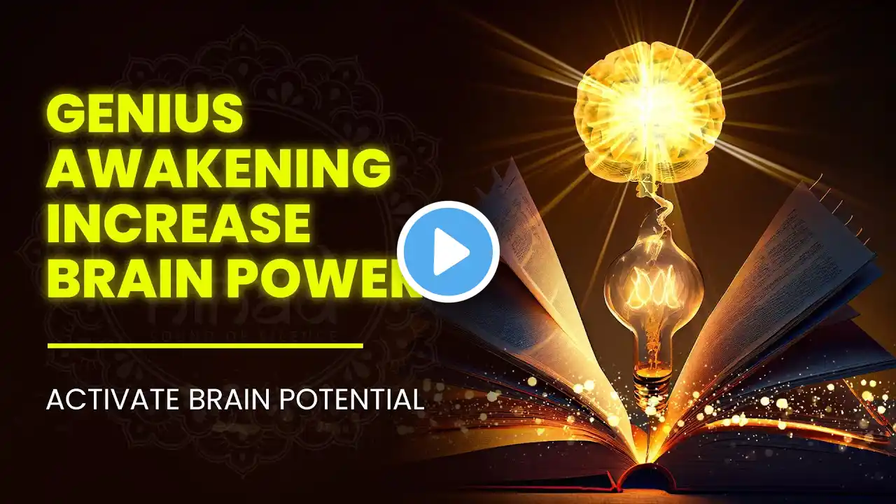 Genius Awakening | Increase Brain Power Enhance Intelligence - Activate Brain Potential: Gamma Waves