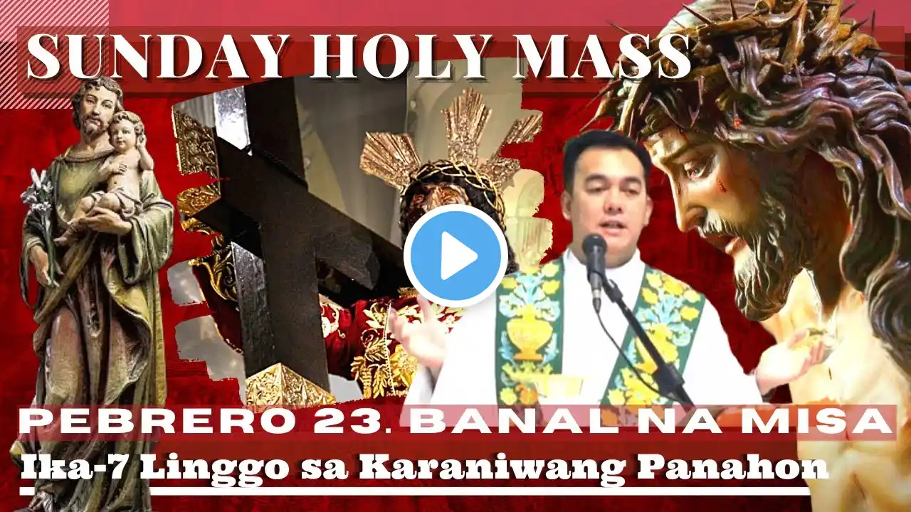 CATHOLIC CHURCH LIVE MASS TODAY || FEB  21  SUNDAY MASS ONLINE  |  REV FR DOUGLAS BADONG