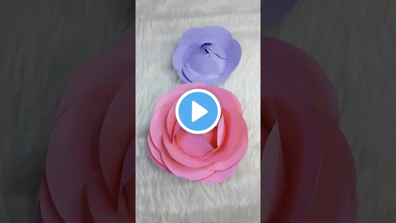 DIY Paper Flower 🌼 #diycrafts #diy #art #craft #trendingshorts #shorts #homedecor #flowers #homemade