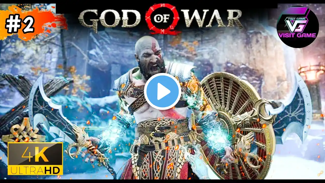 Kratos & Atreus Begin Their Journey To The Mountain - God Of War 4 |Gameplay part 2 | visit game