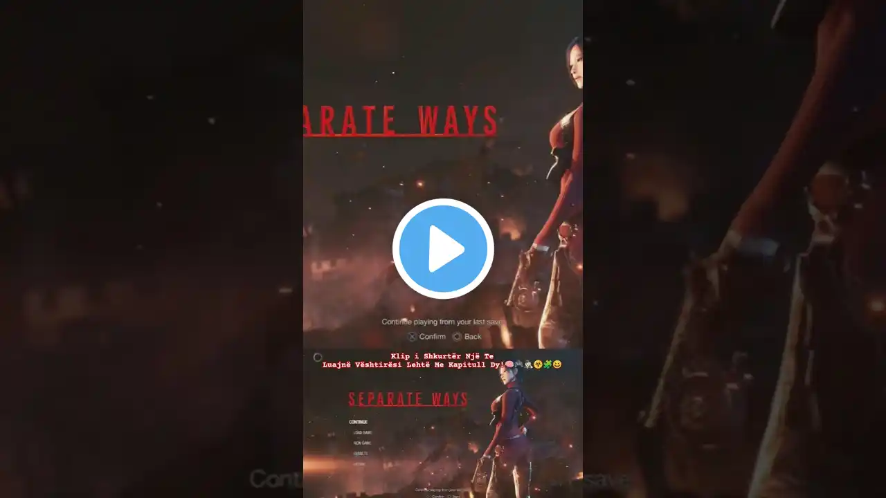 Short Clip 1 To Lite Difficulty Play With Chapter 2 In Separate Ways!