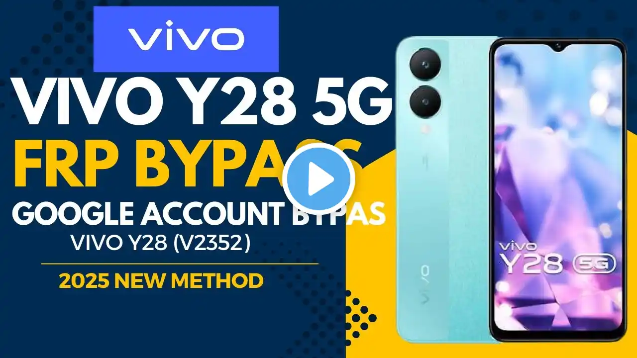Vivo Y28 FRP Bypass | Fix Settings Not Opening | Android 14/15 Google Account Unlock 2025