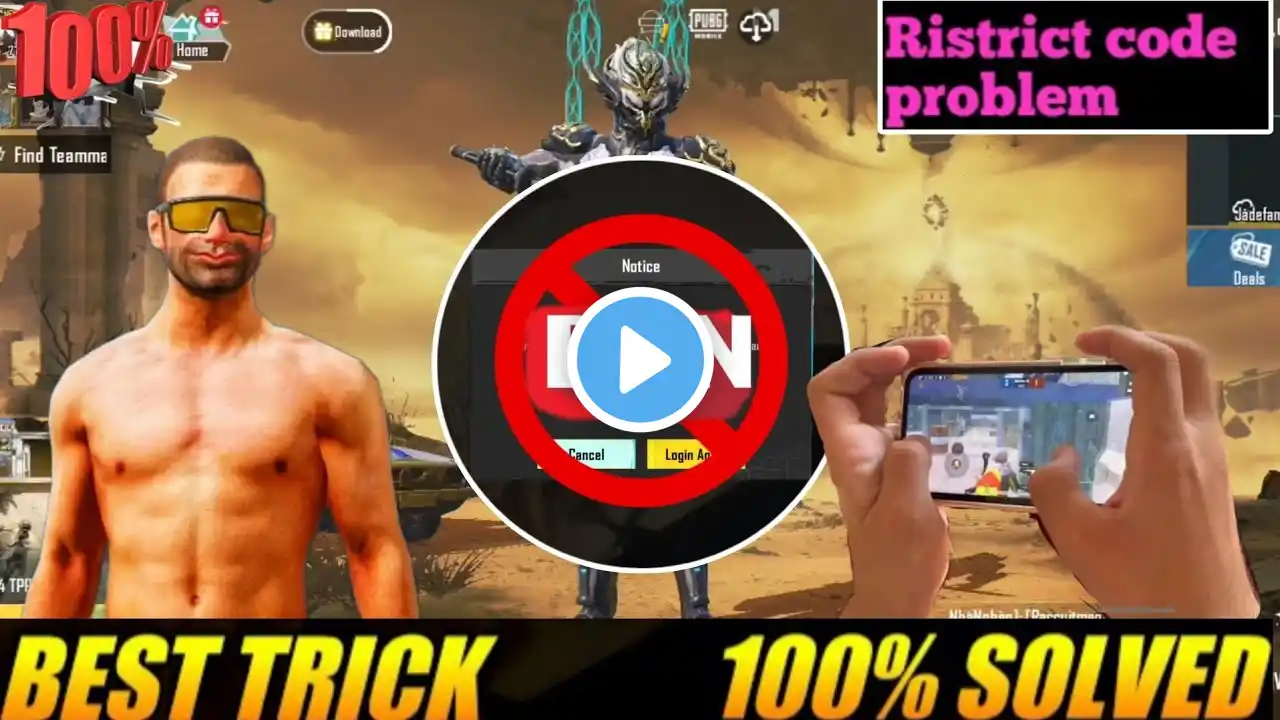 SERVER IS BUSY ERROR CODE RESTRICT AREA PROBLEM FIX😍 | HOW TO PLAY PUBG WITHOUT VPN ~ LOW MS