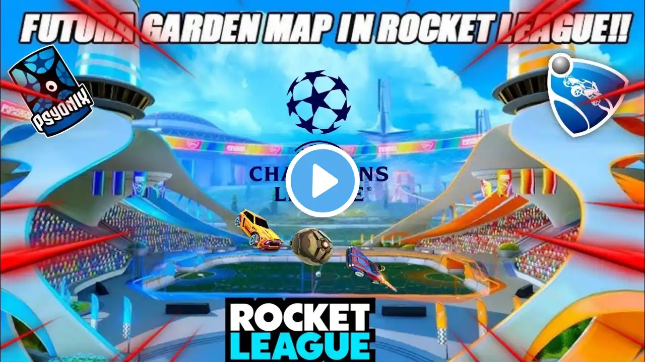 ROCKET LEAGUE 1v1 CONTRE UNE AI SUR LA NOUVELLE MAP FUTURA GARDEN