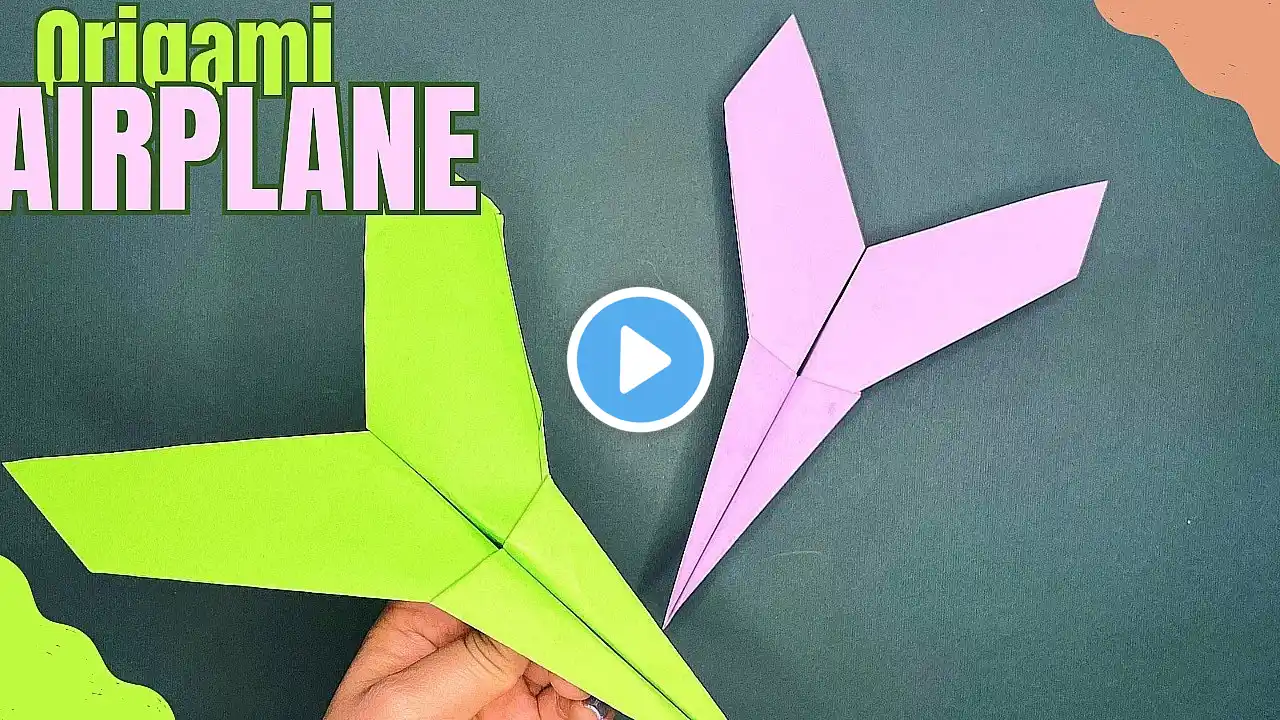 "Flying High: How to Make a 10,000-Foot Paper Airplane That Never Crashes!"#easy #papercraft