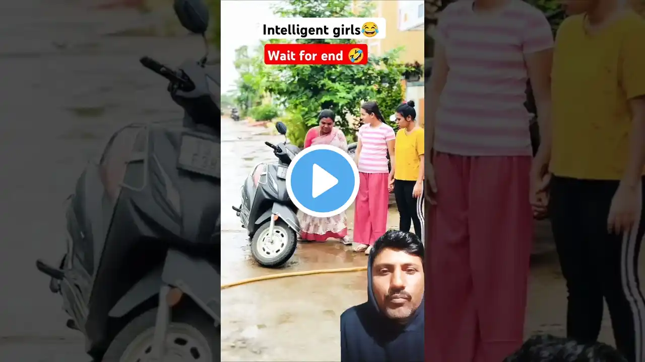 Intelligent girls😂 wait for end🤣  #funny #shorts #trending #youtubeshorts #viral #shortvideo